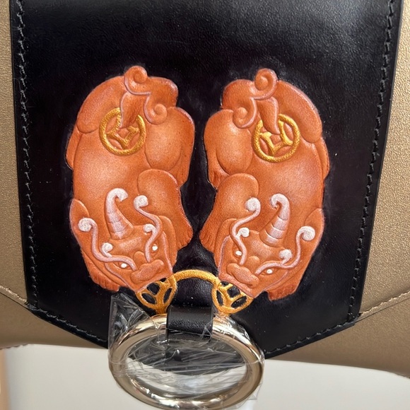 Women’s Bellorita hand painted leather back pack purse - Picture 7 of 7